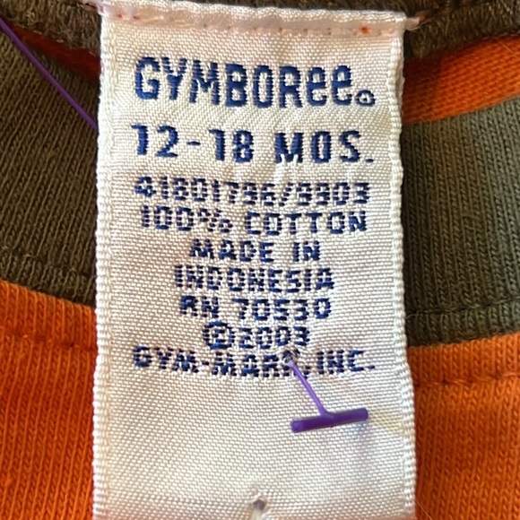 Gymboree orange dinosaur tee for 12-18 mos-NWT - Picture 5 of 6